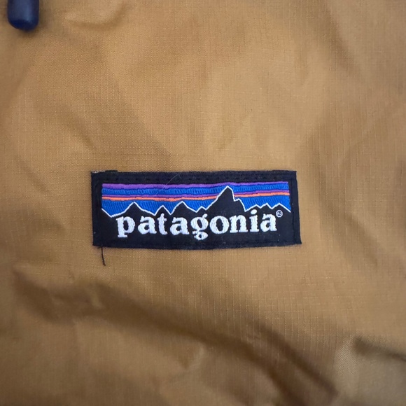 FLAWLESS Patagonia Torrentshell Pullover Mustard/Red STY83932 Men’s Medium - Picture 4 of 6